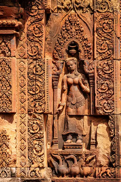 Banteay Srei Tapınağının antik kalıntıları, Angkor, Kamboçya