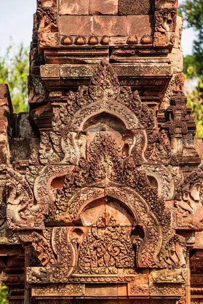 Banteay Srei Tapınağının antik kalıntıları, Angkor, Kamboçya