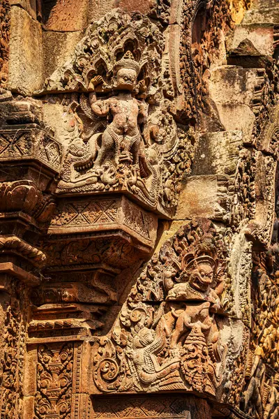 Banteay Srei Tapınağının antik kalıntıları, Angkor, Kamboçya
