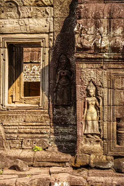 Angkor, Kamboçya 'daki Banteay Kdei Tapınağı' nın antik kalıntıları