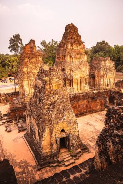 Angkor, Kamboçya 'da Sunset' teki Pre Rup Tapınağı