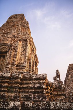 Angkor, Kamboçya 'da Sunset' teki Pre Rup Tapınağı