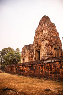 Angkor, Kamboçya 'da Sunset' teki Pre Rup Tapınağı