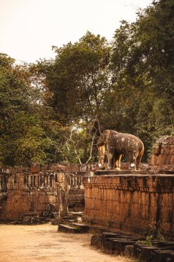 Angkor, Kamboçya 'daki Antik Doğu Mebon Tapınağı