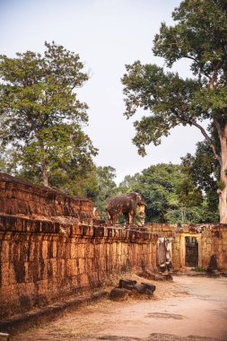 Angkor, Kamboçya 'daki Antik Doğu Mebon Tapınağı