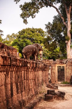 Angkor, Kamboçya 'daki Antik Doğu Mebon Tapınağı