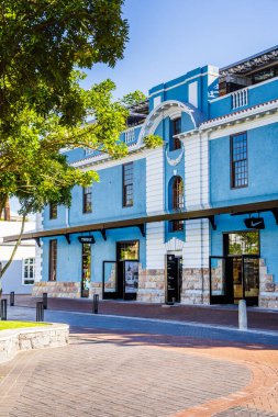 Cape Town, Güney Afrika - 3 Haziran 2025: Victoria ve Albert Waterfront güneşli havada
