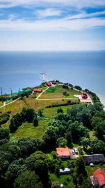 Yaz mevsiminde Vente Burnu 'nun hava aracı görüntüsü, Litvanya