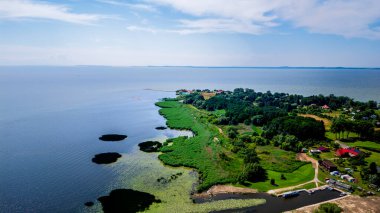 Yaz mevsiminde Vente Burnu 'nun hava aracı görüntüsü, Litvanya