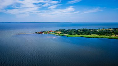 Yaz mevsiminde Vente Burnu 'nun hava aracı görüntüsü, Litvanya