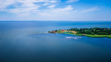 Yaz mevsiminde Vente Burnu 'nun hava aracı görüntüsü, Litvanya