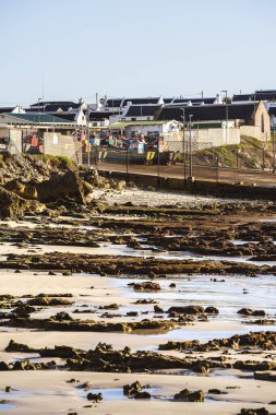 Arniston, Güney Afrika - 1 Haziran 2025: Resimli sahil köyü