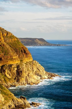 Chapman 's Peak Drive' ın güzel manzarası, Cape Town, Güney Afrika