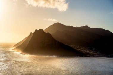 Chapman 's Peak Drive' ın güzel manzarası, Cape Town, Güney Afrika