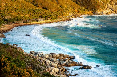 Chapman 's Peak Drive' ın güzel manzarası, Cape Town, Güney Afrika