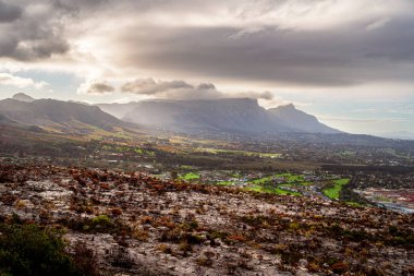 Cape Peninsula Plajı Bulutlu hava, Güney Afrika