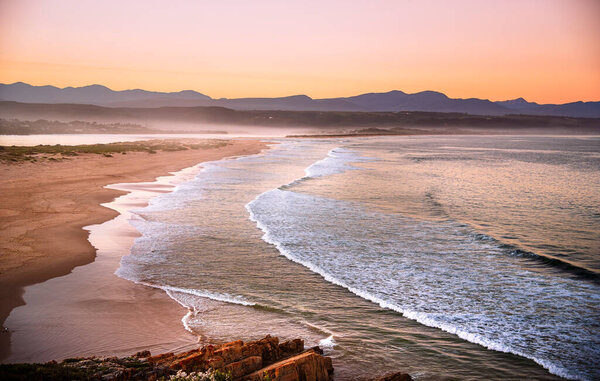 Plettenberg bay at sunset, South Africa