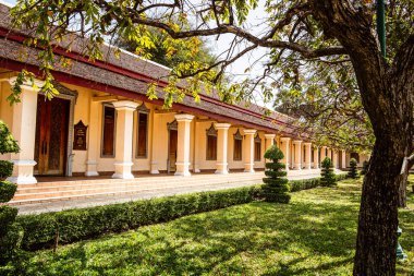 Phnom Penh, Kamboçya - 29 Ocak 2025 Sunny Weather Kraliyet Sarayı