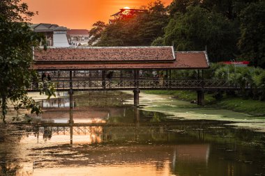 Siem Reap, Kamboçya - 30 Ocak 2025: Tarihi kent merkezi manzarası