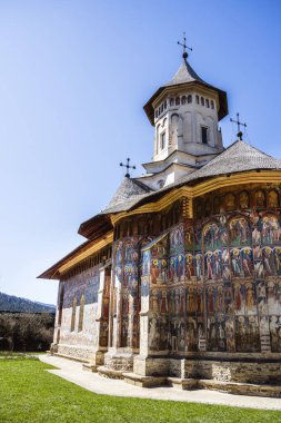 Moldovita, Romanya - 20 Nisan 2025: Moldovita Manastırı