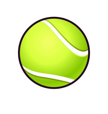 Basit klasik tenis topu