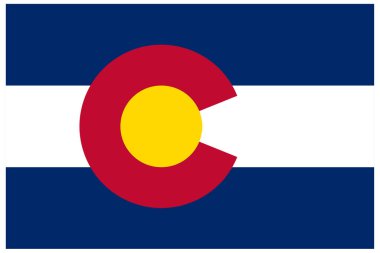 Doğru Colorado eyalet bayrağı
