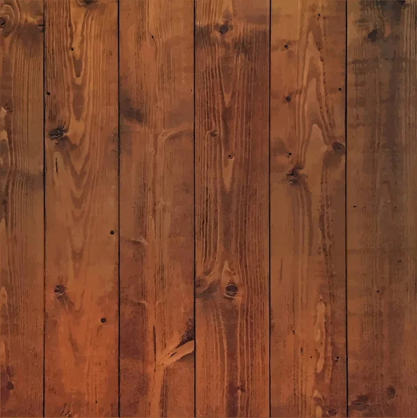 現実的な古い木の壁の床 — ストックベクタ