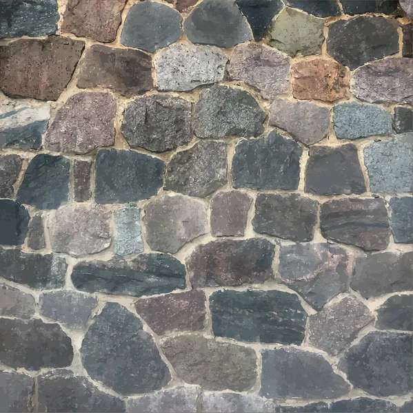 Старинный Каменный Пол Стены Замка — стоковый вектор