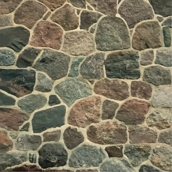 Реалістичний Старий Кам Яний Фон Стіни Замку — стоковий вектор