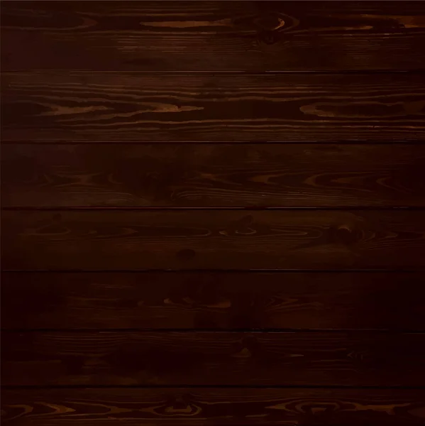Alter Holz Wandboden Braun Gebeizt — Stockvektor