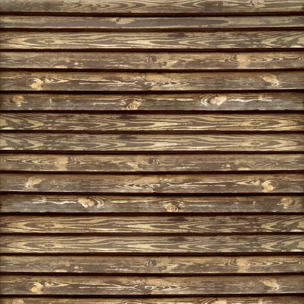 Rustikální Staré Dřevo Dřevo Zeď Pozadí — Stockový vektor