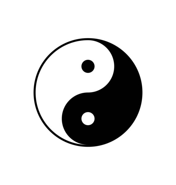 classic yin yang symbol accurate correct