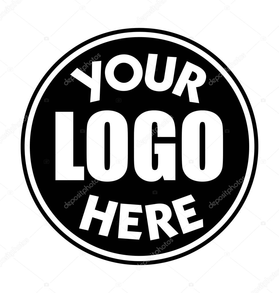 Your logo here placeholder symbol