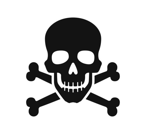 классический символ черепа и перекрестных костей