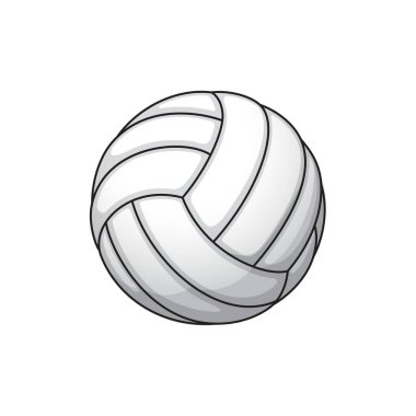 Klasik beyaz plaj voleybolu 