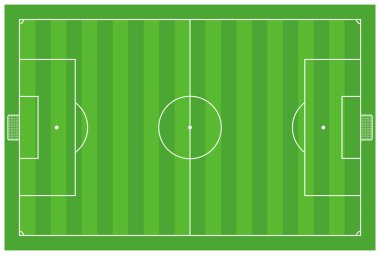Klasik doğru futbol sahası