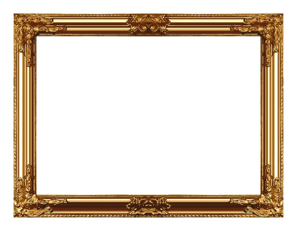 Beautiful Ornate Gilded Picture Frame — Stock Vector