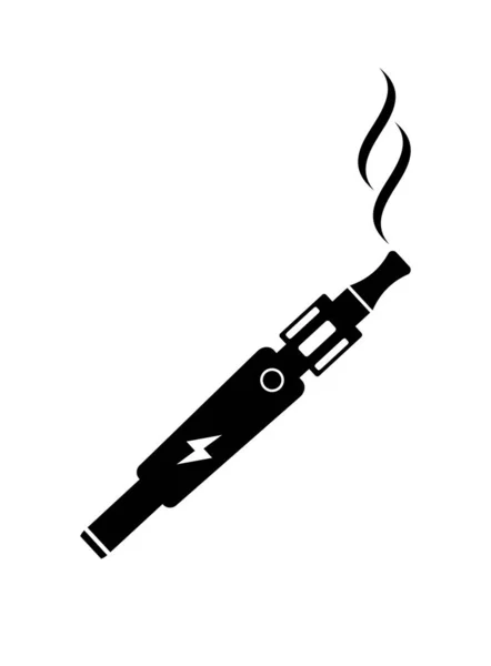 Vapotage Cigarette Électrinique Icône Simple — Image vectorielle