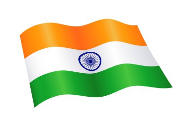 Hindistan bayrağı dalgalanıyor 