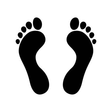 Klasik yalın ayak ayak izleri.