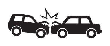 Basit arabalar çarpışma sembolü