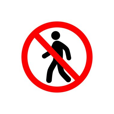 Klasik. Yürüyen yaya tabelası yok.