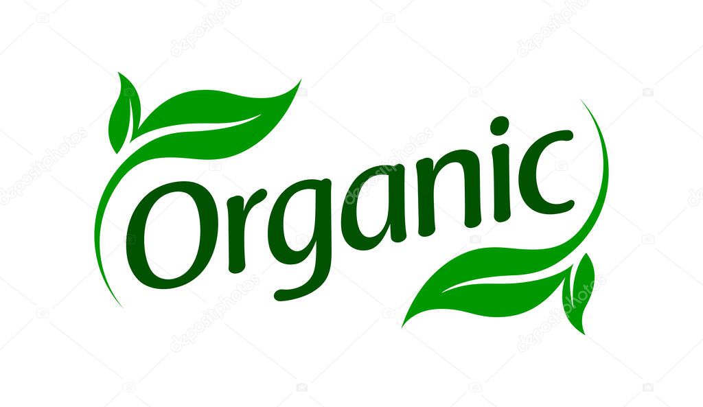 Stylish organic logo symbol
