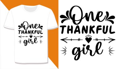Şükran Günü SVG tişört tasarımı