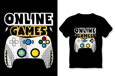 Komik oyun tişörtü tasarımı, Gamer tişörtü tasarımı