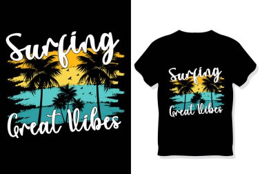 Yaz tişörtü, Yaz Tipografisi T-Shirt Tasarımı, yazlık tırnak işareti tasarımı