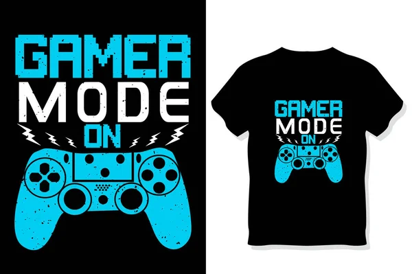 stock vector gaming t shirt gaming quotes t shirt Gamer t shirt Design