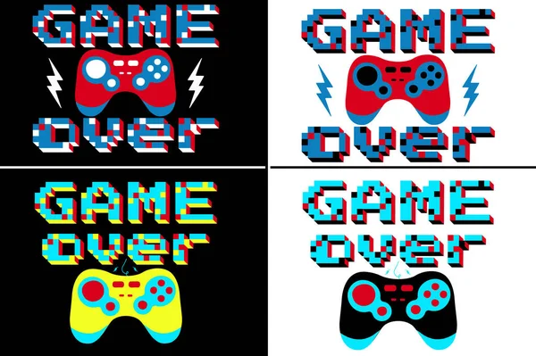 Citations Jeux Shirt Gamer Shirt Design — Image vectorielle