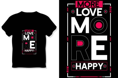 Motivasyonel tipografi tişörtü