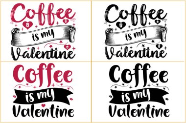 SVG-124; kahve tipografisi tişörtü